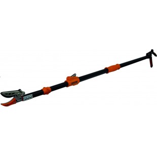 Garten Primus 01410 Secateur telescopique pour Rosier, Noir/Orange, 137,5 x 9 x 3,1 cm