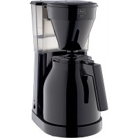 Melitta 6762891 Cafetiere Filtre avec Verseuse Isotherme, Easy Therm II, 1023-06, Noir