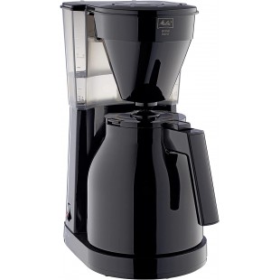 Melitta 6762891 Cafetiere Filtre avec Verseuse Isotherme, Easy Therm II, 1023-06, Noir