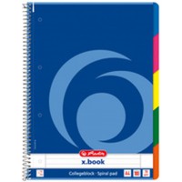Bloc-notes A4 100 pages lignees avec intercalaires