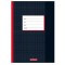 Cahier d'ecole superieure A4 quadrille avec Marge Blanc