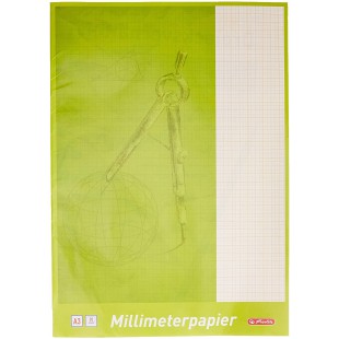 690305 Bloc de feuilles de papier millimetre A3, 20 feuilles a3