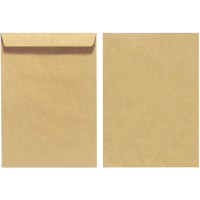 Lot de 10 Enveloppes C5 Brun