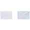 764654 Lot de 25 Enveloppes Blanc