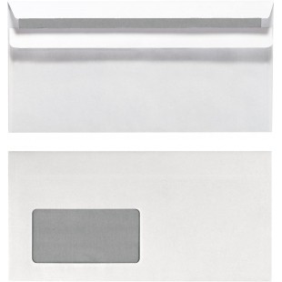 768804 Lot de 25 Enveloppes Blanc