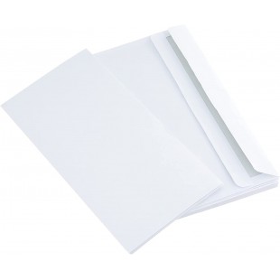 768853 Lot de 25 Enveloppes Blanc