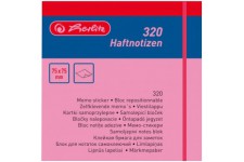 790774 Bloc de notes adhesives Orange fluo 75 x 75 mm 320 feuilles