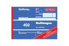 Quittung Bloc 402, autocopiant, A6 Paysage, 2 x 40 feuilles