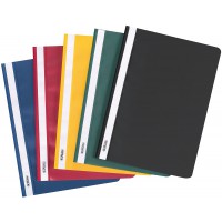 Lot de 10 : 11387206Chemises a lamelle en polypropylene Classeur format A4 Couleurs Assorties