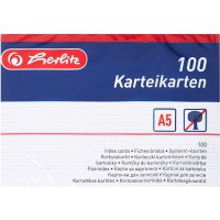 1150507 Fiches bristol format A5 lignees