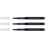 TOMBOW Lot de 3 Recharges Mine pour Roller Pointe Moyenne Noir
