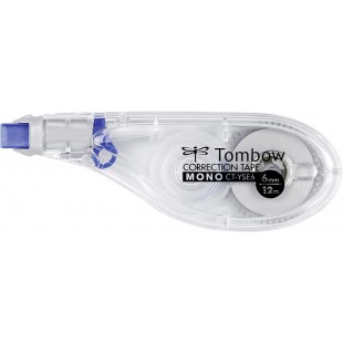 Tombow CT-YSE6 Correcteur lateral Mono YSE 6mm x 12M, avec capuchon, bleu