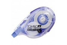 Tombow CT-YXE6 Correcteur lateral Mono CTYXE6 6mm x 16 M, rechargeable, bleu