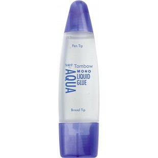 Tombow PT-WTC Stylo colle liquide transparente a  2 pointes, 50 ml