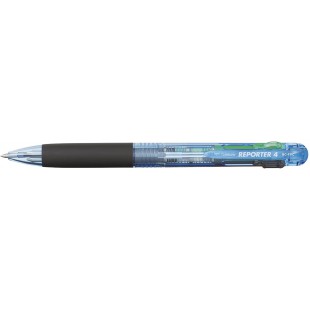 Tombow BC-FRL21 Stylo-bille retractable Reporter 4 Smart, 4 couleurs,translucide