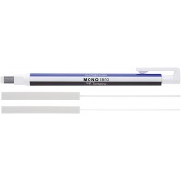 Tombow - TOMBOW stylo gomme ´MONO zero´, pointe anguleuse, blanc - 000000000001230102