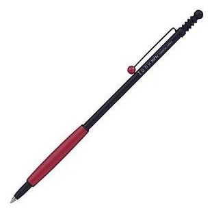 Tombow BC-1000ZS2 Stylo-bille retractable ZOOM 707, noir/rouge, emballage cadeau