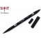 Tombow Individuel ABT Brosse stylos Black N15