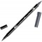 Tombow ABT-N45 Feutre pinceau a  2 pointes Gris