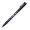 Tombow WS-BH Stylo-feutre pointe dure Fudenosuke, noir