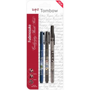 Stylo Tombow Fudenosuke Dual Pen + Weich + Hart