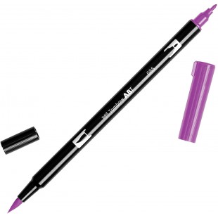 Tombow ABT-685 Feutre pinceau a  2 pointes Magenta Fonce