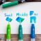 Tombow Wb-FN-1P Pinceau avec Reservoir D'Eau (Vide), Pointe de Pinceau Fine