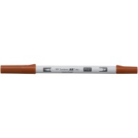 Tombow Abtp-947 Marqueur a  Base D'alcool ABT Pro a  2 Pointes Burnt Sienne