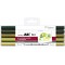 Tombow ABTP-5P-6, Marqueur a  base d'alcool ABT PRO avec deux pointes, Couleurs : vert, 5pcs