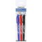 Tombow OS-TME-3P Marqueur permanent MONO twin Kit de 3 couleurs: noir, bleu, rouge