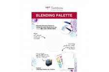 Tombow BLENDING-PAL-L-3P Palette pour le melange et l'application des couleurs a  base d'eau des feutres ABT Dual Brush Pens