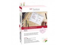 Tombow BUJO-SET1 Kit de journaling creatif Pastel, carnet de note + Selection de 7 produits de Tombow