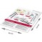Tombow Papier bristol A6 (14,8 x 10,5 cm), 250 g/m², 25 feuilles