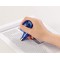 PLUS JAPAN Rollers de Correction Lateral"FX" 5 mm x 10 m Tete Flexible Bleu