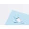 PLUS Japan Agrafeuse sans agrafes de bureau 10 feuilles Bleu & Agrafeuse sans agrafes, Paper Clinch, 5 feuilles - Bleu