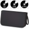 Pochette (pour 104 CD/DVD/Blu-ray, classeur de rangement, gain de place pour le bureau, le salon et la maison, etuis de transpor
