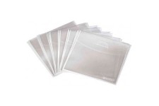 75 Pochettes de protection pour CD/DVD PP transparent,