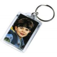 Lot de 24 : Porte cles pendentif pour mini photo, au format 2,8 x 4,3 cm