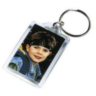 Lot de 24 : Porte cles pendentif pour mini photo, au format 2,8 x 4,3 cm