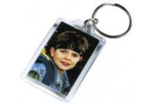 Lot de 24 : Porte cles pendentif pour mini photo, au format 2,8 x 4,3 cm