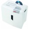 HSM 1042121 Destructeur de documents shredstar S10, niveau de securite 2, 10 feuilles coupe a  rayures, blanc/argente