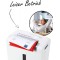 HSM shredstar X5 Destructeur de documents degre de securite 3, 5 feuilles coupe en particules Blanc/Argent