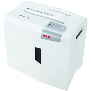 HSM 1044121 Shredstar x8, niveau de securite 3, Destructeur de documents 8 feuilles coupe croisee a  particules, blanc/argent