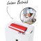 HSM shredstar X10 Destructeur de documents degre de securite 3 10 feuilles coupe en particules Blanc/Argent