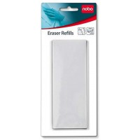 Nobo Patins de Rechange pour Effaceur de Tableau Blanc, Lot de 10, Surfaces Effacables a  Sec, 1901434