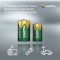 - Piles rechargeables Ni-Mh (2-Pack, 3000 mAh) - pre-chargees