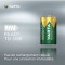 - Piles rechargeables Ni-Mh (2-Pack, 3000 mAh) - pre-chargees