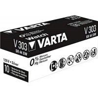 VARTA - Pile oxyde argent pour montres, V303 (SR44), 1,55 Volt 4008496245420