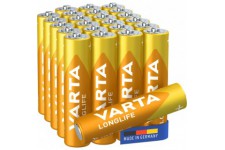 Longlife AAA Micro LR03 Alkaline Batteries (24-pack) - Made in Germany - ideal for remote controls, radios, alarm clocks and clo