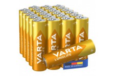 Longlife AA Mignon LR06 Alkaline Batteries (24-pack) - Made in Germany - ideal for remote controls, radios, alarm clocks and clo